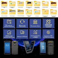 LeapFuture PDA industriel robuste Android 14 Octa Core 4G/5G avec scanner NFC pour la logistique de la chaîne du froid et l'entreposage