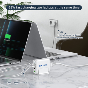 <span class=keywords><strong>Cargador</strong></span> USB <span class=keywords><strong>de</strong></span> 140W Adaptador <span class=keywords><strong>de</strong></span> corriente Teléfono móvil 140W Universal PD GaN Escritorio Tipo C <span class=keywords><strong>Cargador</strong></span> rápido para Macbook Laptop <span class=keywords><strong>iPhone</strong></span> Samsung - Product Image 3
