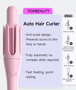 Rizador de Pelo Automático, Rizador Iónico Portátil con Rotación Automática, Rizador de Pelo con Temporizador para Ondas de Playa en Casa - Product Image 5