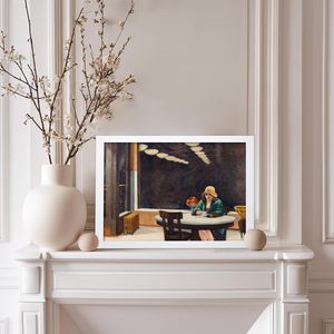 Cổ Điển Retro Mỹ Nghệ Thuật In Tóc Trắng Ông Già Bức Tranh Sơn Dầu Vừa Trang Trí Nội Thất Văn Phòng Phòng Khách Tường Trung Quốc Quà Tặng - Product Image 2