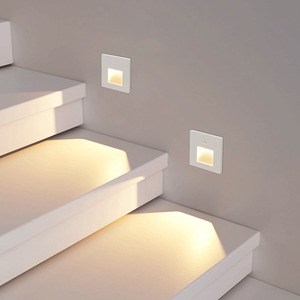 Lampada LED per Scale a Forma Rotonda, Moderna e Semplice, per Uffici e Centri Commerciali, IP65, 3W, in Alluminio, Illuminazione per Passaggi - Product Image 4