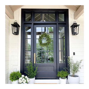 ประตูไม้เนื้อแข็งคุณภาพสูง หรูหรา กันน้ำ กันเสียง สำหรับอพาร์ทเมนต์ วิลล่า ห้องนั่งเล่น และภายนอกอาคาร - Product Image 4