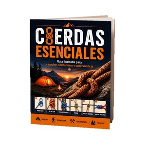 Haichuang Youpin Cordas Esenciales Guide 44 pages Manuel de nœuds de survie pour le camping et la randonnée - Product Image 5