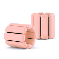 1LB Accessoires de Pilates en gros, Poids de cheville et de poignet réglables en silicone pour l'exercice, avec logo personnalisé