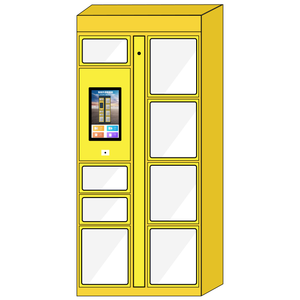 Casillero inteligente de autoservicio para alimentos las 24 horas con apertura de doble cara Cerradura electrónica Estructura ensamblada Unidad de almacenamiento inteligente - Product Image 6