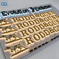 Letrero Exterior Personalizado con Luz LED, Letras 3D, Decoración Luminosa, Letrero Metálico para Tienda, Letrero con Logotipo para Exteriores, Publicidad Exterior