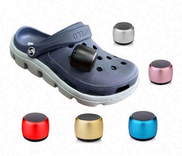 Hot Selling Mini Wireless Bluetooth Speaker Charms With Buckle for Clog Shoe Decoration