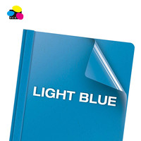 Cubierta de informe de carpeta de presentación colorida de producto de oficina barato de fábrica de China con carpeta de archivos de encuadernación lateral