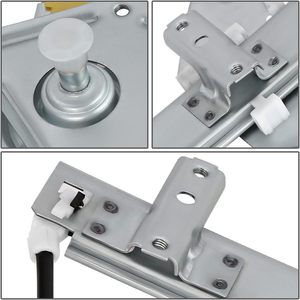 ตัวปรับกระจกหน้าต่างสำหรับรถกระบะนิสสัน D21 Pathfinder 80701-87G01 กลไกยกกระจกไฟฟ้าประตูหน้า - Product Image 3