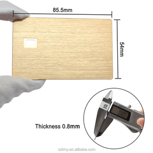 2025 Sản phẩm mới đã sẵn sàng để tàu Anodized DIY nhôm chải kim loại Kiểm soát truy cập VIP thẻ visa tín dụng cho khắc laser - Product Image 3