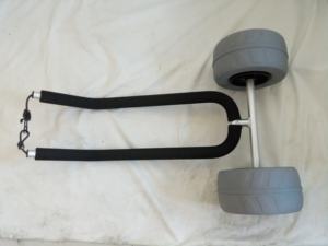 <span class=keywords><strong>Chariot</strong></span> de <span class=keywords><strong>transport</strong></span> <span class=keywords><strong>pour</strong></span> planche à pagaie gonflable Yonk SUP avec roues à ballon, tube en aluminium, capacité de charge de 75 kg, outils OEM - Product Image 4