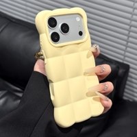 Coque en silicone 3D effet nuage à bas prix pour iPhone 16 Pro Max, coque arrière ultra-fine pour iPhone 18 Pro 17 15, coque souple en TPU