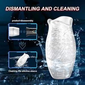 5 modes de poussée et 10 modes de vibration conçus pour le plaisir, gobelet de masturbation <span class=keywords><strong>autonome</strong></span>, jouet de masturbation masculin - Product Image 5