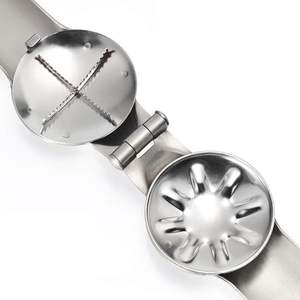 Accessori cucina 430 acciaio inox utensili da cucina manuale <span class=keywords><strong>castagno</strong></span> noce Cutter - Product Image 2