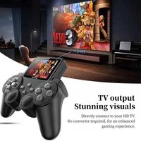 Console de jeu rétro S10 pour deux joueurs avec prise en charge de la connexion TV, 520 jeux classiques intégrés, cadeau idéal pour enfant