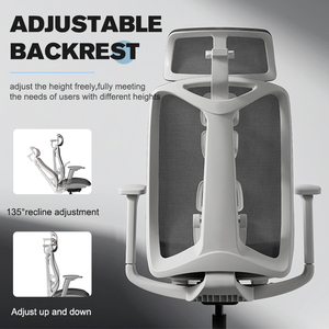 <span class=keywords><strong>เก้าอี้</strong></span>สำนักงานเออร์โกโนมิกส์สุดหรูทันสมัย เบาะนั่งสบาย พร้อมพนักพิงศีรษะ ตาข่ายระบายอากาศ <span class=keywords><strong>ราคา</strong></span>ประหยัด เหมาะสำหรับงานออฟฟิศหนัก - Product Image 5