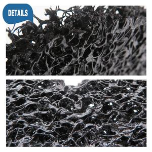 قرص تعرية طلاء 6 بوصة قرص جلخ أسود خشن إضافي قرص تنظيف وشريط لطاحونة الزوايا إزالة طلاء الصدأ تنظيف لحام - Product Image 3