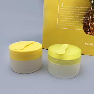 Lọ nhựa có nắp đậy 150g Mặt Kem <span class=keywords><strong>Jar</strong></span> với muỗng 150ml màu xanh lá cây <span class=keywords><strong>PP</strong></span> chăm sóc da màn hình bao bì printing150g - Product Image 4