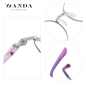 กรอบแว่นตา Danda Oval รุ่น TJ842 ป้องกันแสงสีฟ้า แว่นสายตาสำหรับทุกเพศ - Product Image 3