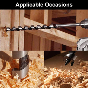 DZ 7 cái mũi khoan gỗ mũi khoan lục giác thép tốc độ cao 6/8/10/12/14/16/18mm để khoan lỗ sâu trơn - Product Image 5