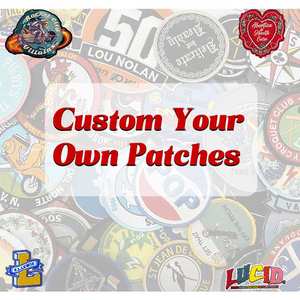 Qualité Broderie Autocollants Presse À Chaud Badge Vêtements Tissé Tissu <span class=keywords><strong>Feutre</strong></span> Personnalisé Broderie Patch Fer sur Patch Applique pour Jeans - Product Image 2