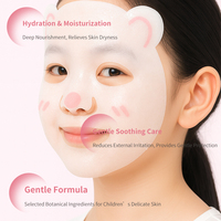 Masker Wajah anak-anak, menghidrasi, melembabkan, menenangkan, aman dan efektif, perawatan kulit, masker wajah menenangkan anak-anak