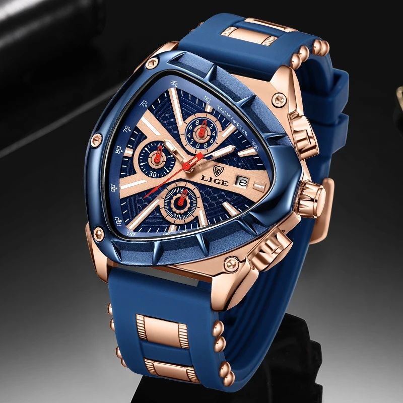 Luminous Man Quartz Watch LIGE 89103 Luxury Waterproof