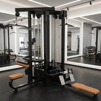 Équipement de fitness multi-stations 4 postes de qualité commerciale fabriqué au Shandong