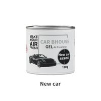 Désodorisant en gel 120g, pot de 7x7cm, longue durée 60 jours, évaporation naturelle, adapté pour la maison et la voiture
