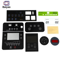Penutup Keyboard Film Cetak Sablon Sutra Berkilau Tinggi Panel Kontrol Akrilik PMMA Harga Pabrik
