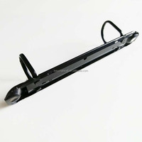 Clip Metálico Negro para Carpetas de Anillas, Mecanismo de Clip para Archivos A4 y A5, Clip Metálico para Carpetas de Archivos