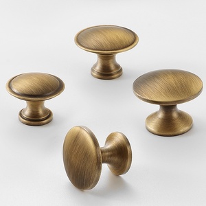 Traditional Brass <b>Cabinet</b> <b>Knobs</b> T-Shaped Eco-Friendly Easy Installation Durable for Kitchen Furniture - Product Image 4