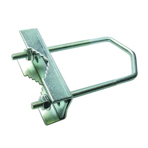 Pipe Clamp For Pole 25 To 45 Mm Metal Adjustable Clamp With Screw <b>Fastening</b> - Product Image 1