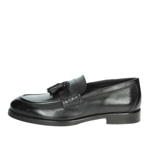DP046 nero mocassini scarpe eleganti da uomo formale Oxford suola in vera pelle o soletta in PU per ufficio o per affari - Product Image 1
