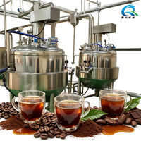 Cuve de mélange et de concentration sous vide industrielle à basse température pour le traitement des extraits bruts de café, de thé et de plantes médicinales