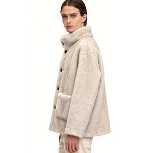 Set di Accessori Invernali Casual con Guanti e Cappelli Foderati in Morbida Imitazione <span class=keywords><strong>Visone</strong></span> con Collo Alto e Bordo in Vero <span class=keywords><strong>Visone</strong></span> Sintetico - Product Image 6