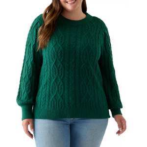 Suéter ligero de talla grande para mujer, cárdigan de punto fino para usar durante todo el año en oficinas, espacios con aire acondicionado y ropa de noche - Product Image 4