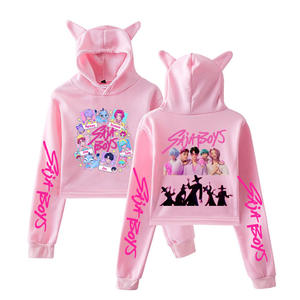 <span class=keywords><strong>Sudadera</strong></span> <span class=keywords><strong>con</strong></span> Capucha Casual <span class=keywords><strong>con</strong></span> Estampado de <span class=keywords><strong>Anime</strong></span> Kpop, Top Corto de Moda, <span class=keywords><strong>Sudadera</strong></span> <span class=keywords><strong>con</strong></span> Orejas de Gato, <span class=keywords><strong>Sudadera</strong></span> de Manga Larga para Chicas, Alta Calidad, Venta al Por Mayor - Product Image 2