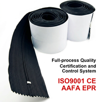 Bande de fermeture éclair en nylon, plastique et métal # 5 # 7 Rouleaux de ruban adhésif double face ultra-résistant et imperméable pour tentes de camping