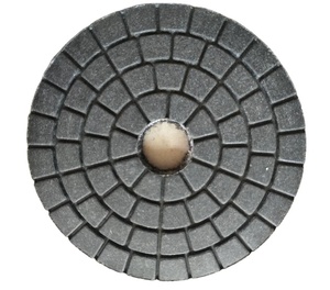Tampons de <span class=keywords><strong>polissage</strong></span> en granit blanc chamois noir de 4 pouces pour <span class=keywords><strong>perceuse</strong></span> au diamant - Product Image 1