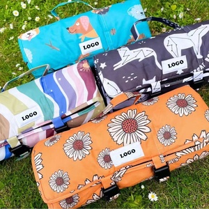 Accesorios para perros, almohadilla de lujo lavable, cojín plegable portátil para exteriores, impermeable, para mascotas, perro, viaje, Settle <span class=keywords><strong>Mutt</strong></span> Mat para acampar - Product Image 2