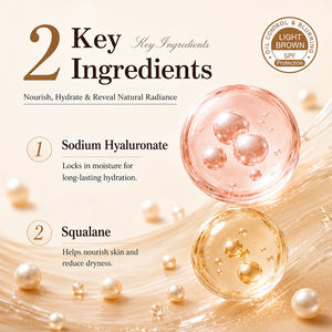 Crème hydratante éclaircissante Greenlem avec collagène hydrolysé et hyaluronate de sodium pour peaux grasses - Utilisation de jour Marque privée 50g - Product Image 4
