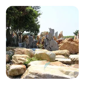 저렴한 장식 자연 Chrismatite 풍경 대형 정원 돌