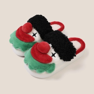 CHIQUE Funny Plush Clown <span class=keywords><strong>Circus</strong></span> Halloween Warmer Pantuflas Otoño e Invierno Antideslizante Zapatillas de casa - Product Image 1