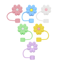 Couvercles de paille en silicone mignons écologiques pour la tasse Stanley Bouchons de paille anti-poussière Pointes de paille réutilisables Couvercles