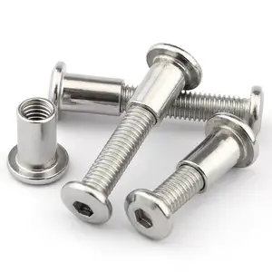 Stainless steel or aluminium Cross Recessed chicago screw knife handle rivets