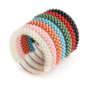 Manico <span class=keywords><strong>per</strong></span> Borsa con Perle Finte da 12cm in 7 Colori, <span class=keywords><strong>Telaio</strong></span> in Zinco Resistente, Accessorio Sostitutivo <span class=keywords><strong>per</strong></span> Borse da Sera Intrecciate Fai-da-Te - Product Image 2