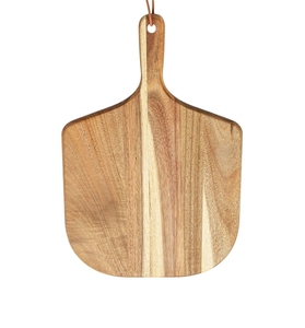 Planche de service alimentaire en bois d'acacia de qualité commerciale avec poignée conique, plateau rustique pour steak et charcuterie, idéal pour les pubs, en provenance du Vietnam - Product Image 6