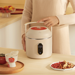 Cocotte électrique multifonction intelligente en acier inoxydable 304 de qualité alimentaire, style chinois, bleu rose - Product Image 1
