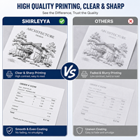 Papier thermique A4 sans BPA, sûr et non toxique, en rouleau pliable, sans encre, compatible avec 99 % des imprimantes portables, vente en gros d'usine